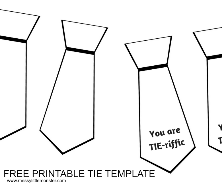Father S Day Tie Card With Free Printable Tie Template Kids Fathers Day Crafts Father S Day Card Template Tie Template