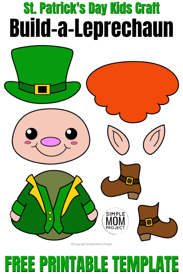 Free Printable Shamrock Templates In Small Medium And Large Leprechaun Craft Leprechaun Shamrock Template