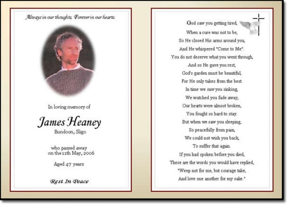 Business Card Word Template Funeral Prayer Card Template Free Frd28 Business Card Wording Card Templates Free Card Template