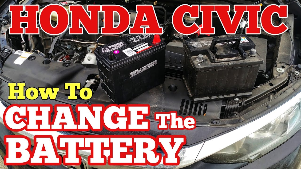 How To Change The Battery Honda Civic 2016 2017 2018 2019 2020 Youtube