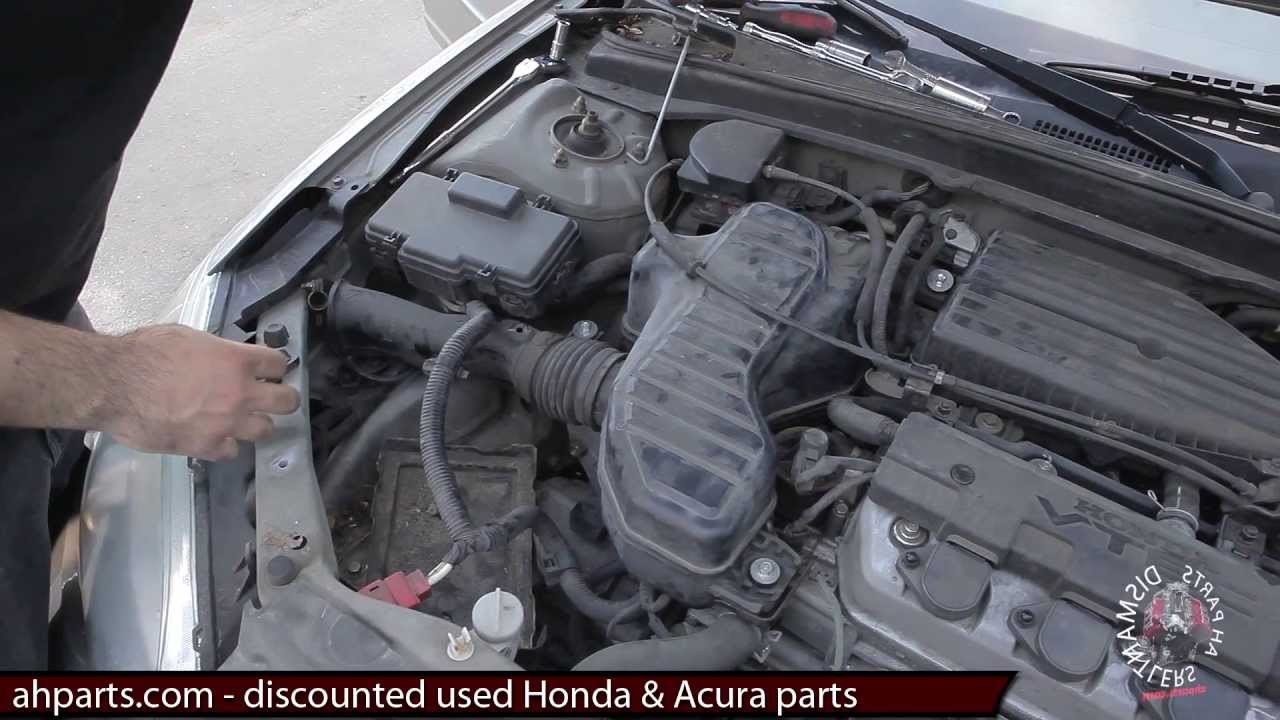 Air Intake Resonator Box How To Replace Install Fix Change 01 02 03 04 05 Honda Civic Replacement Youtube