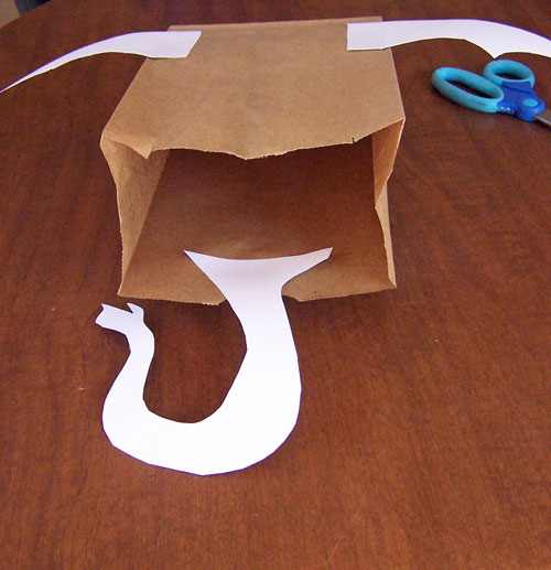 Paper Bag Dragon Puppet Create In The Chaos