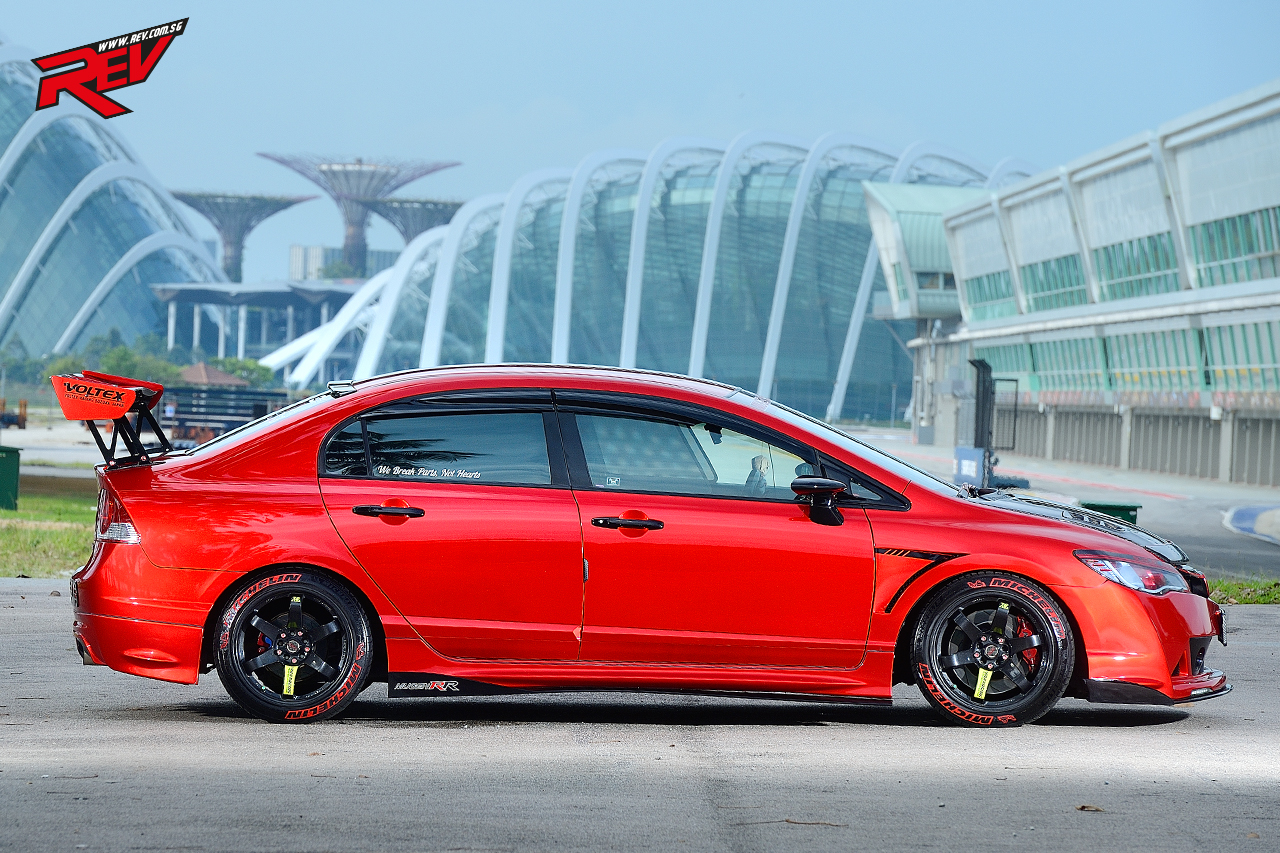 Scarlet Rain Honda Civic